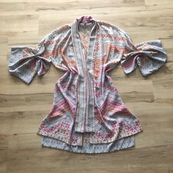 BCBGMaxAzria Multicolor Patterned Cardigan - Picture 3 of 10